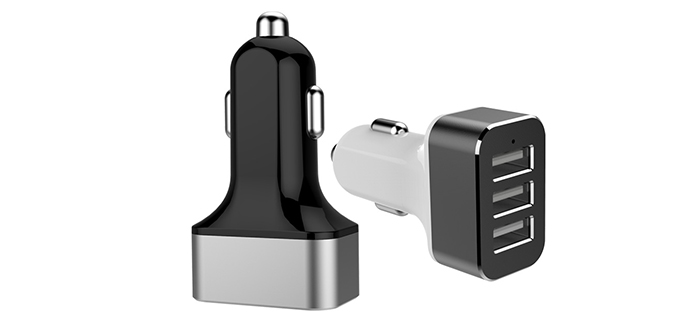 金屬智能車載充電器SN-155-7.2A 金屬智能車載充電器SN-155-7.2A