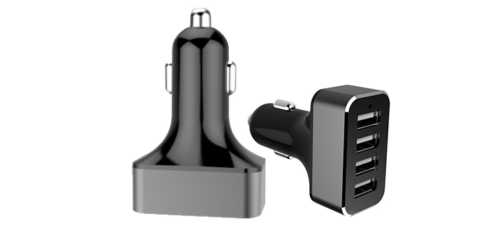 金屬4USB車載充電器SN-165-9.6A 金屬4USB車載充電器SN-165-9.6A