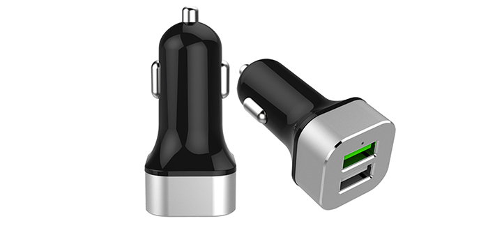 兩口快充QC3.0車載充電器SN-143-1U1Q 兩口快充QC3.0車載充電器SN-143-1U1Q
