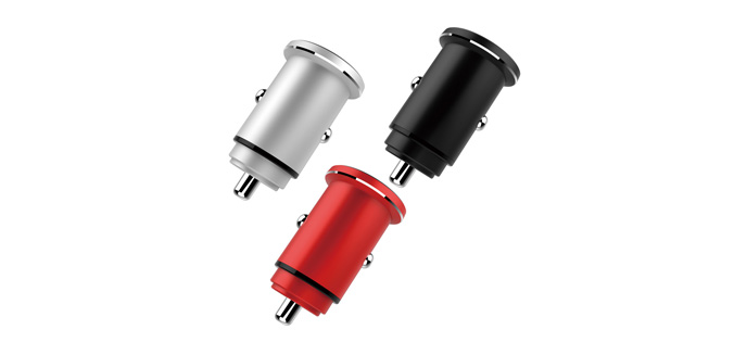 鋁合金迷你車載充電器SN-321-4.8A 鋁合金迷你車載充電器SN-321-4.8A