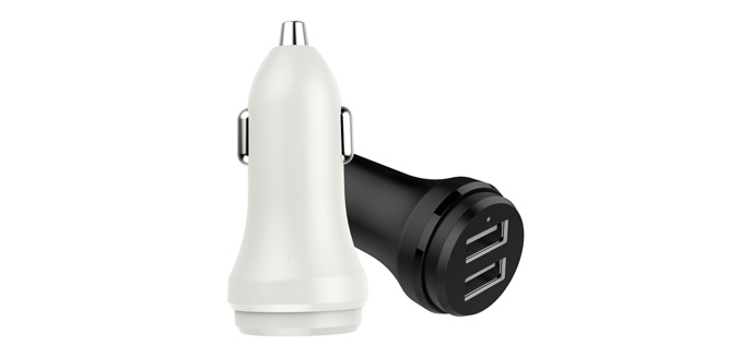 塑膠4.8A車載充電器SN-189-2U 塑膠4.8A車載充電器SN-189-2U