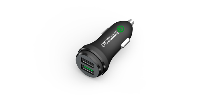 QC3.0車載充電器雙USB快充 SN-189-01 QC3.0車載充電器雙USB快充 SN-189-01