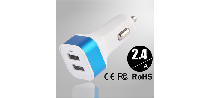 2.4A塑膠車載充電器 SN-143-05 2.4A塑膠車載充電器 SN-143-05