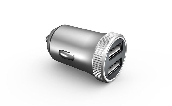 迷你鋁合金車(chē)載充電器PD18W+QC 迷你鋁合金車(chē)載充電器PD18W+QC