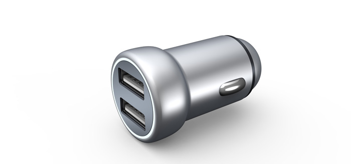 迷你鋅合金車載充電器 迷你鋅合金車載充電器