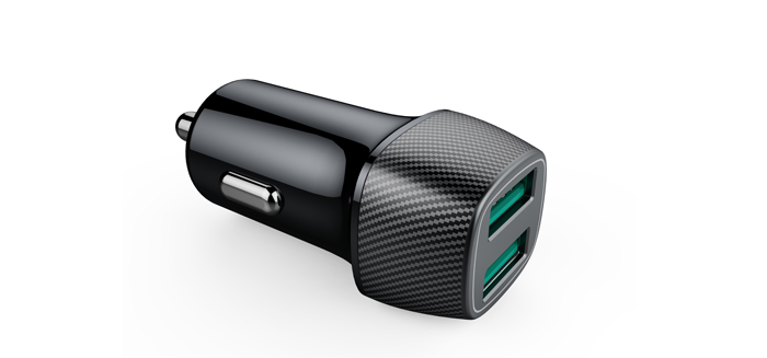 新款車載充電器雙USB QC3.0快充 新款車載充電器雙USB QC3.0快充